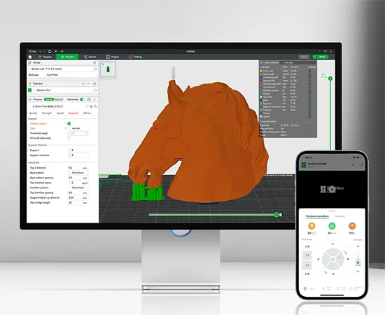 Фото 3D принтер Bambu Lab A1 mini (EU-версия) 22