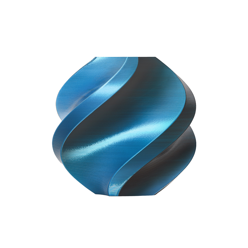 PLA Silk Multi-Color пластик Bambu Lab RFID 1.75 мм 1кг синий