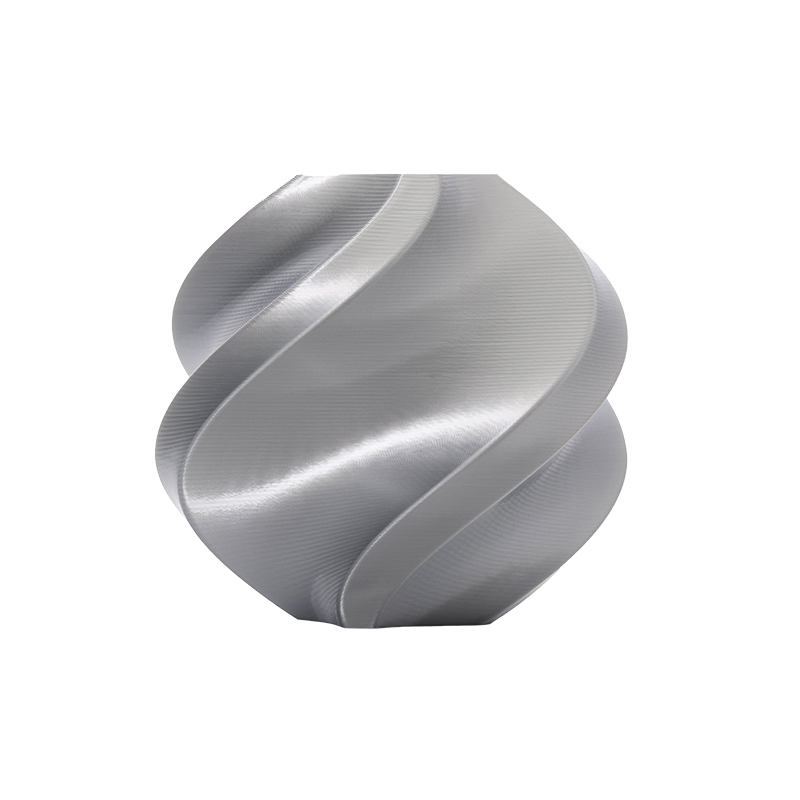 Фото PLA Silk пластик Bambu Lab RFID 1.75 мм 1кг серебристый
