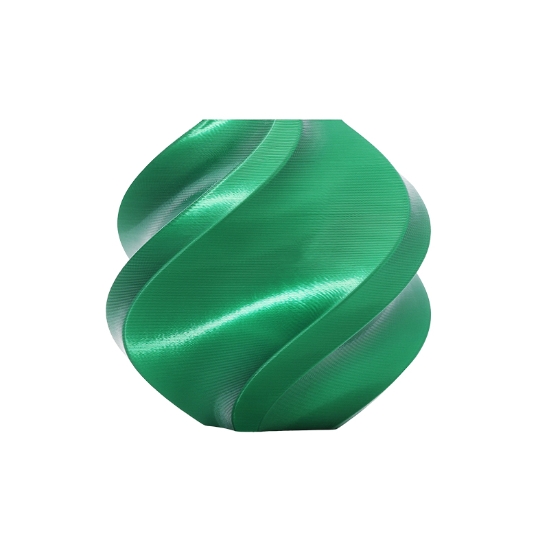 Фото PLA Silk пластик Bambu Lab RFID 1.75 мм 1кг зеленый